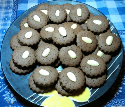 biscotti cacao mandorle senza uova4