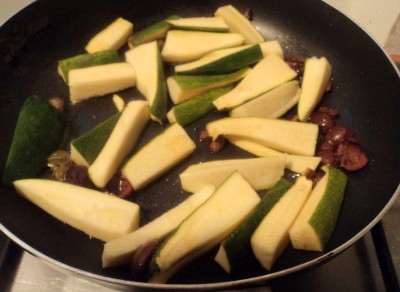 Zucchine trifolate alle olive